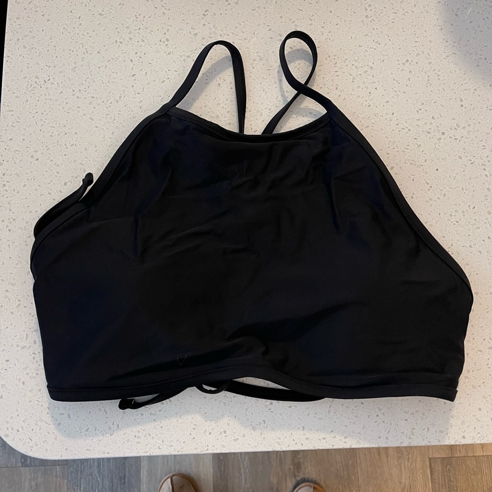 Aerie High Neck Halter Bikini Top